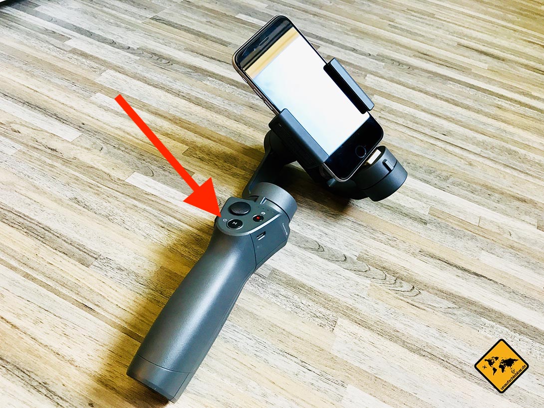 DJI Osmo Mobile 2 einschalten