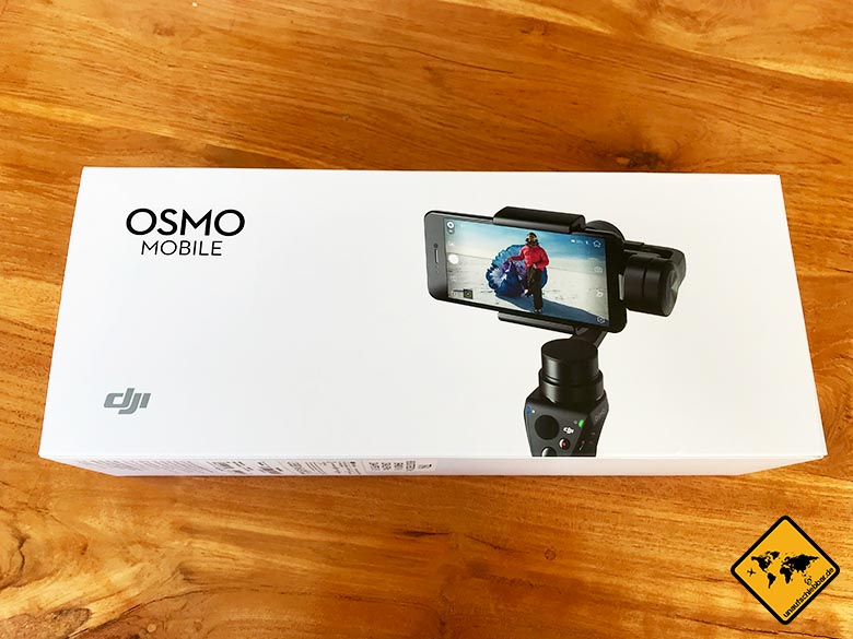 DJI Osmo Mobile Karton Gesamtansicht