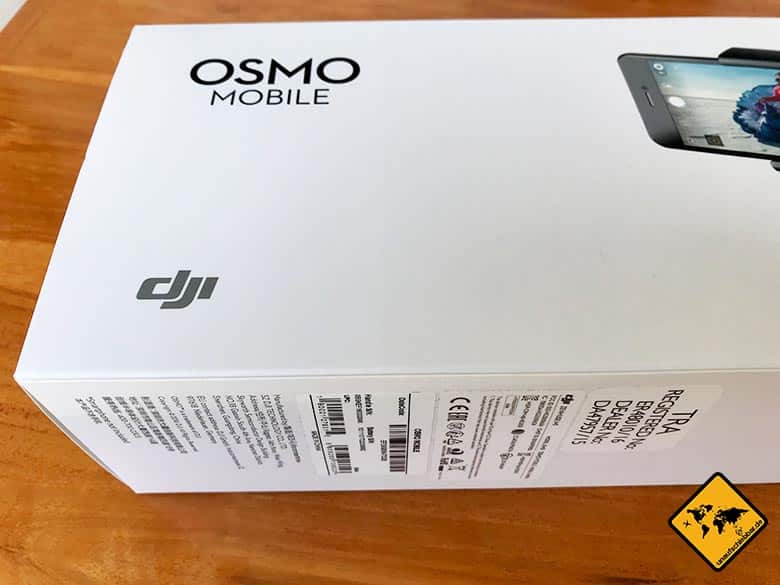 DJI Osmo Mobile Test Karton Front