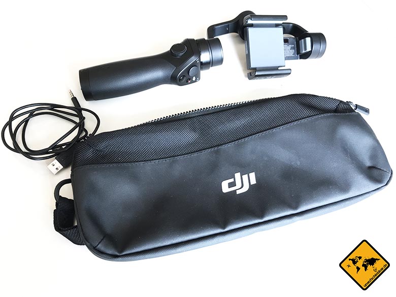 DJI Osmo Mobile Test Smartphone Gimbal alle Inhalte