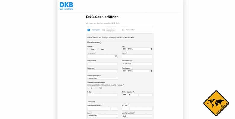 DKB Cash Eröffnung