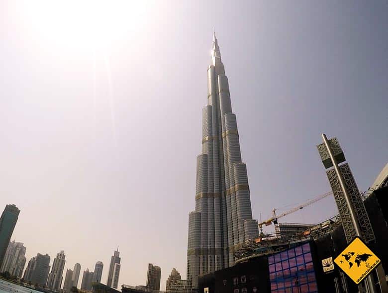 Der Dubai Tower beherbergt das Burj Khalifa Hotel Armani