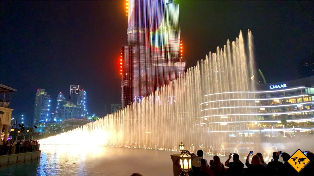 Dubai Fountain Uhrzeit