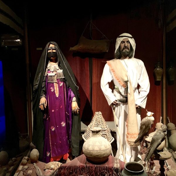 Dubai Museum traditionelle Kleidung