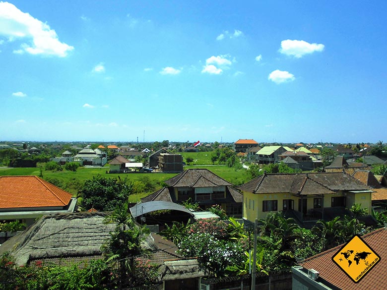 Echo Beach Resort Canggu Bali Aussicht