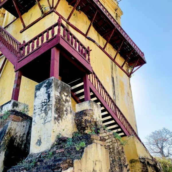 Ehemaliger Wachturm Ava Königreich Myanmar