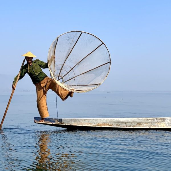 Einbeinruderer Inle See Myanmar