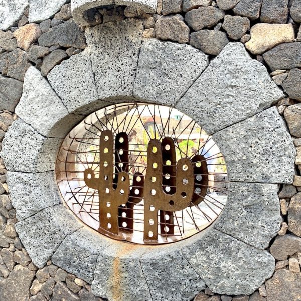 Eingang Jardín de Cactus Lanzarote