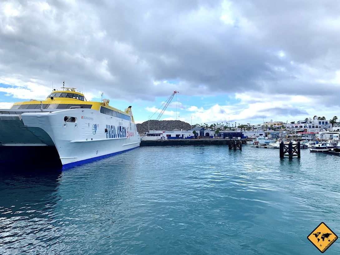 Fähre Fred Olsen Fuerteventura Lanzarote