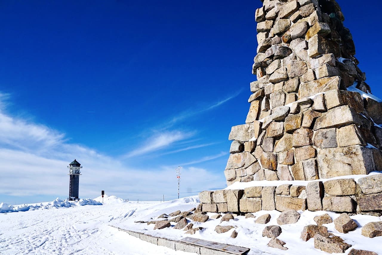 Feldberg Bismarckdenkmal Feldbergturm Winter