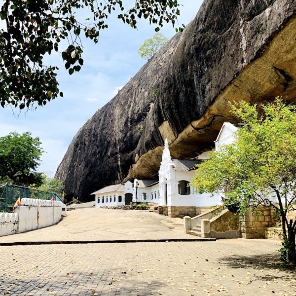 Fels Höhlentempel Dambulla Sri Lanka