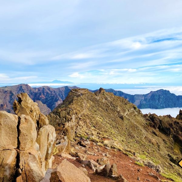 Felsen Ausblick Wolken Teneriffa