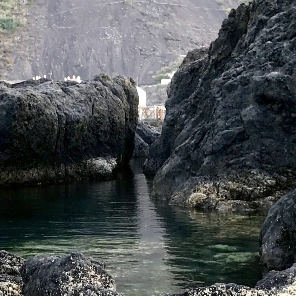 Felsen Meer Garachico Teneriffa