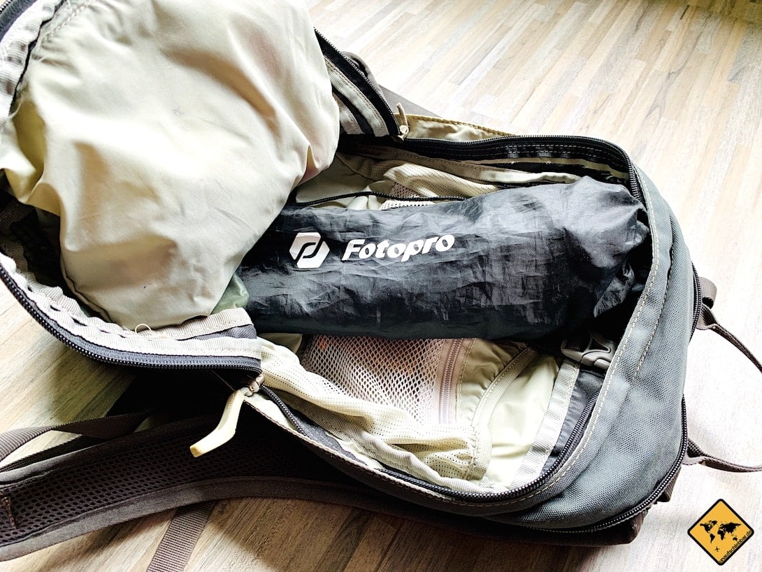Fotopro Stativ Empfehlung Rucksack Größe