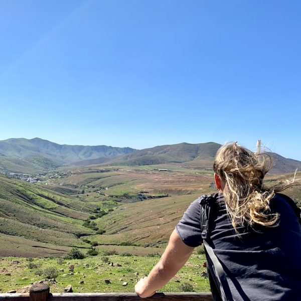 Fuerteventura Mirador de Guise y Ayose windig