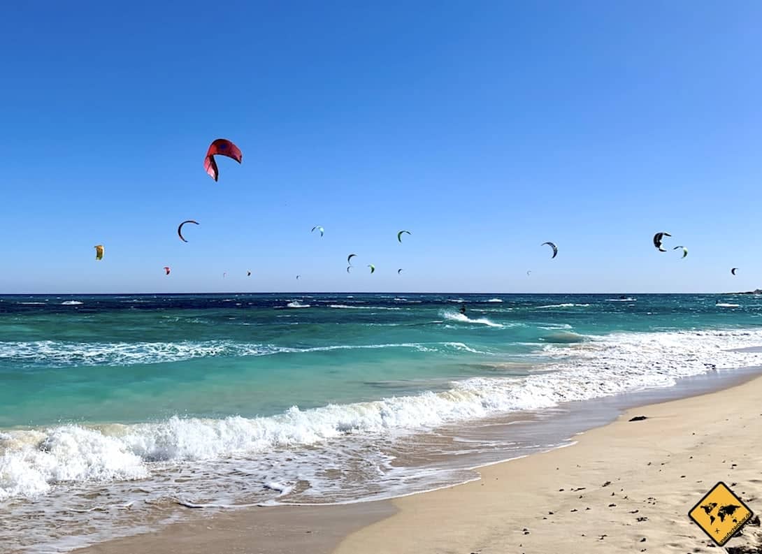 Fuerteventura kitesurfen Strand Corralejo