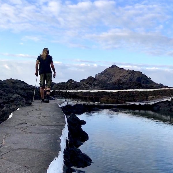 Garachico Teneriffa Weg Wasser