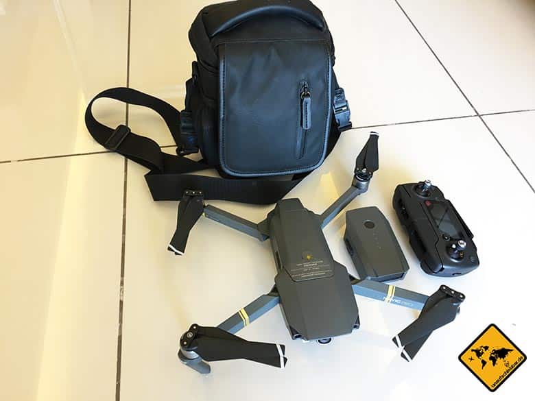 Geschenke für Reisende Reisegeschenke - DJI Mavic Pro Fly More Combo grau Reisedrohne