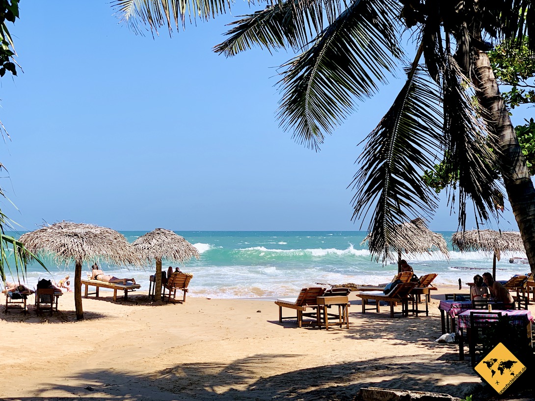 Goyambokka Beach Tangalle Liegen