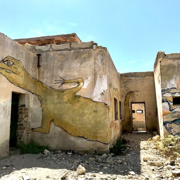 Graffiti Abades Teneriffa Ruinen