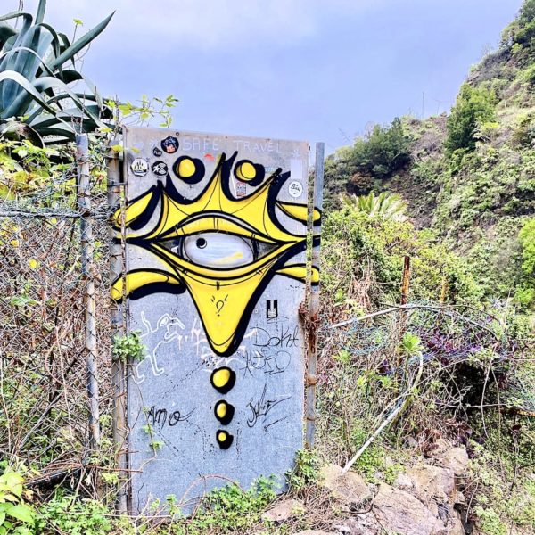 Graffiti Talsperre Hermigua