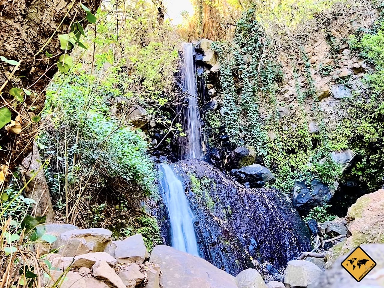 Gran Canaria Highlights Wasserfall Barranco de los Cernícalos
