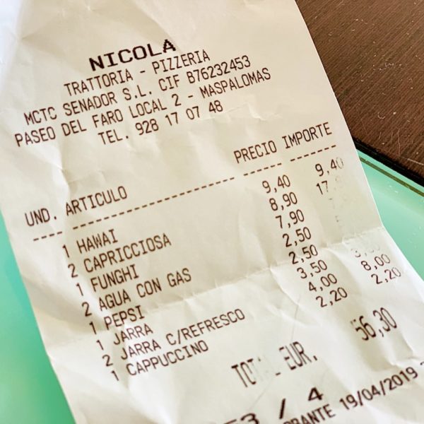 Gran Canaria Restaurant Preise