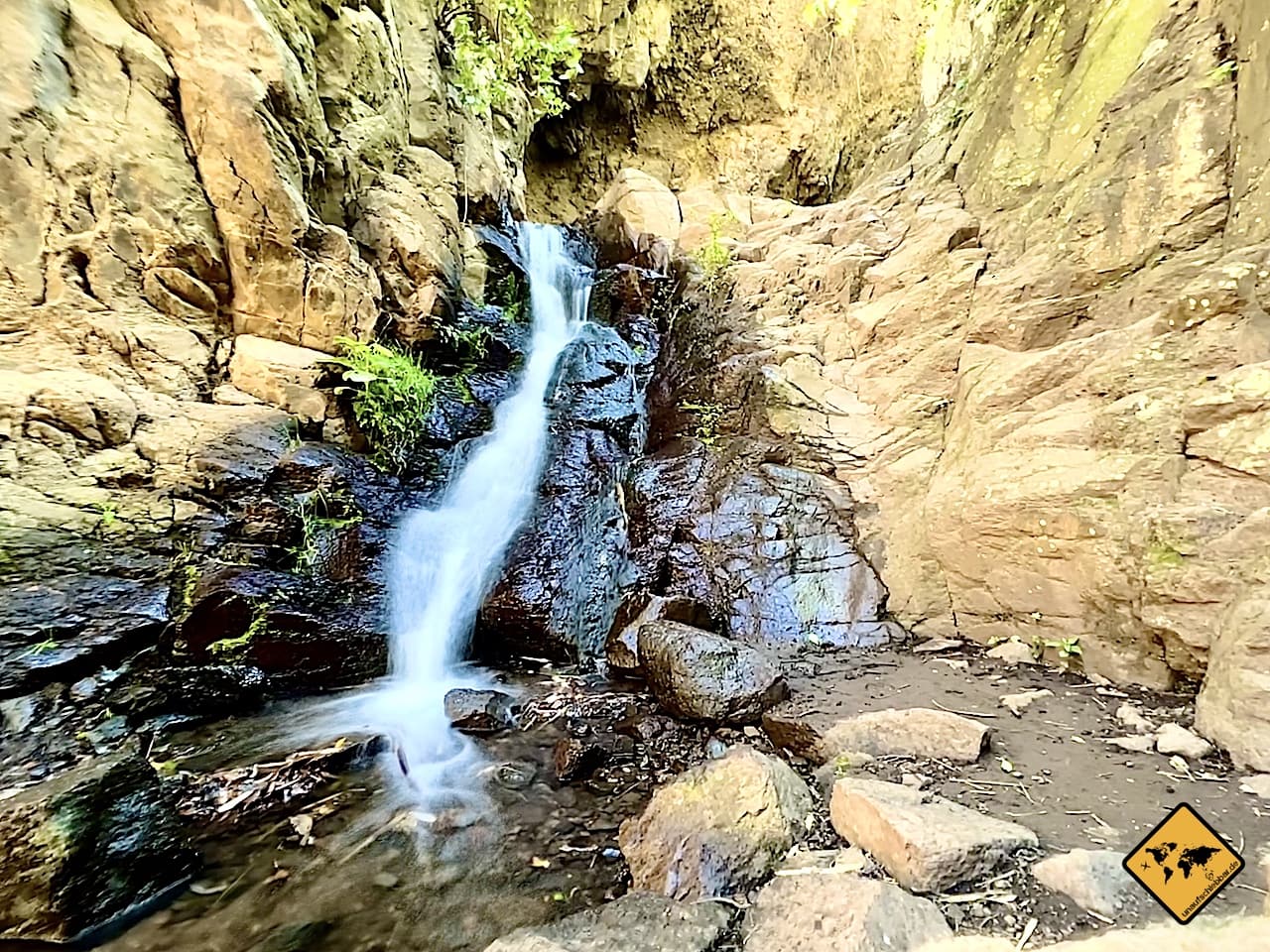 Gran Canaria Wasserfälle Barranco de los Cernícalos