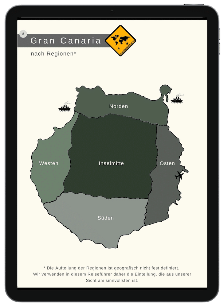 Gran Canaria nach Regionen