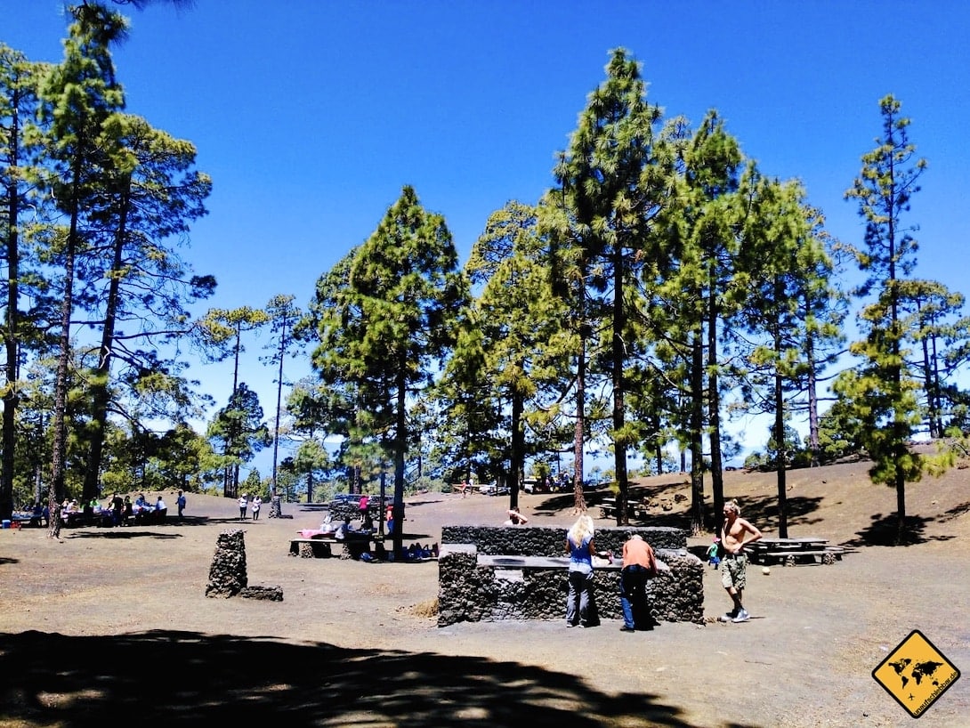 Grillplatz Camping auf Teneriffa