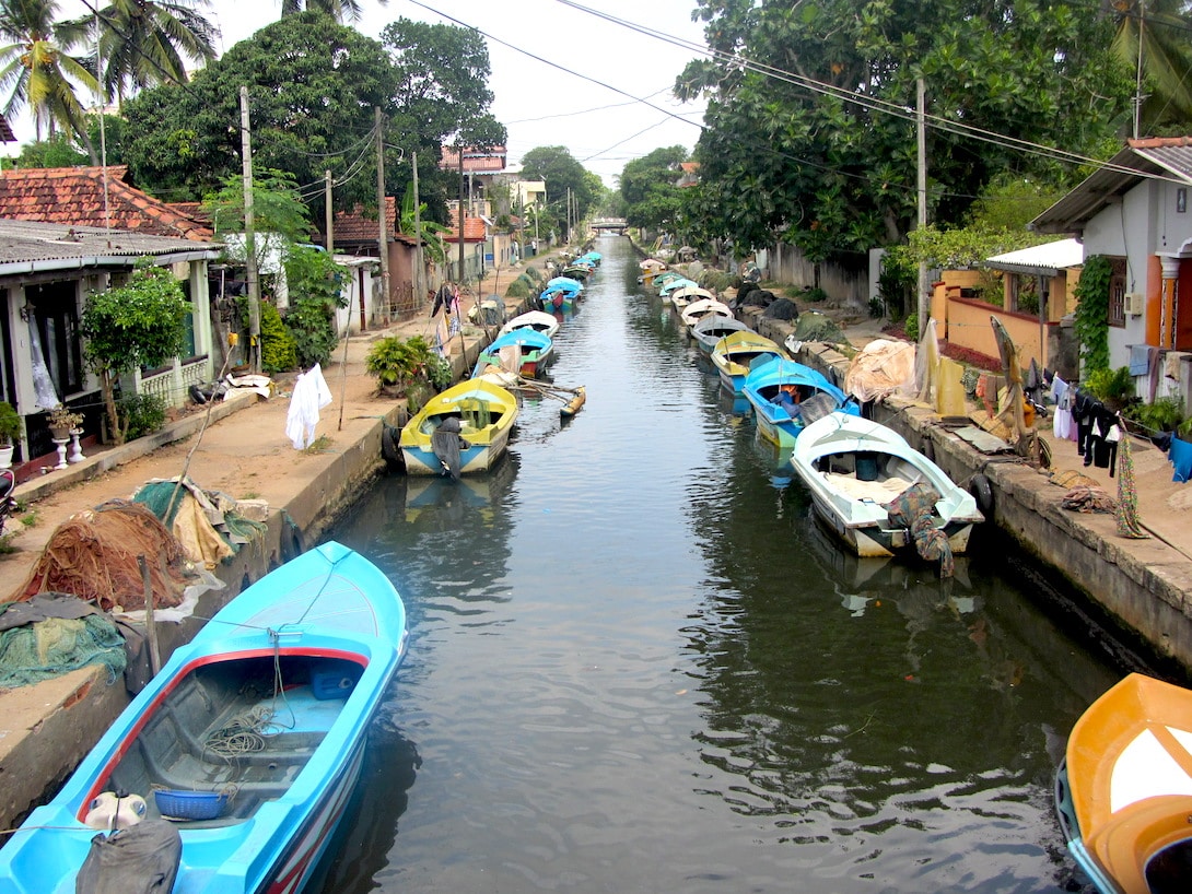 Hamilton Canal Negombo Sri Lanka