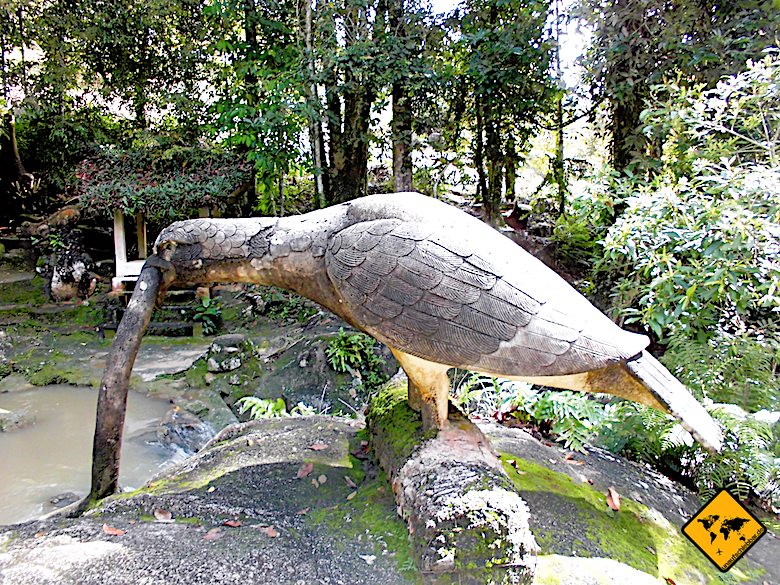 Heavens Garden Koh Samui Vogel-Skulptur