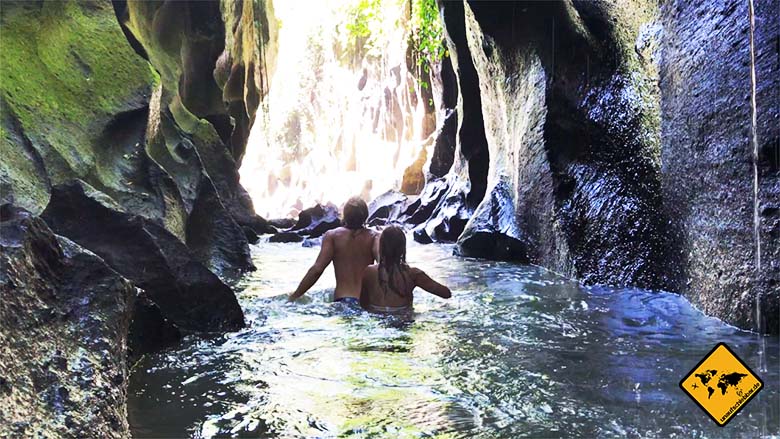 Hidden Canyon Bali Gianyar Fluss Trekking Strömung