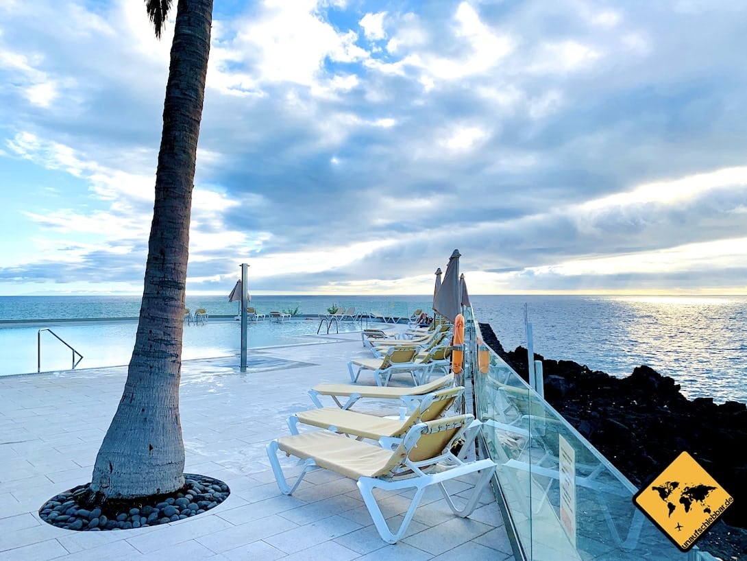 Hotel Sol La Palma Infinity-Pool Liegen