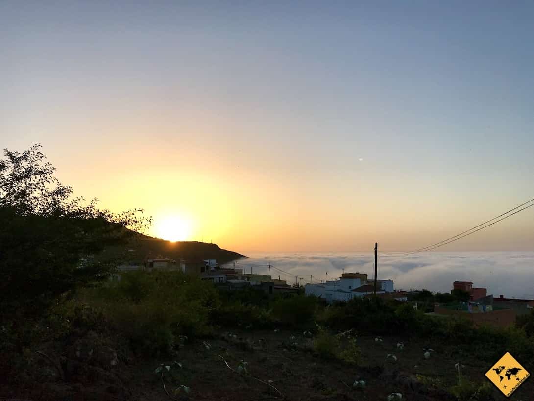 Icod AirBnB Teneriffa Sonnenuntergang