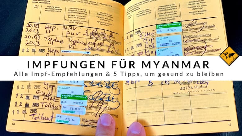 Impfungen für Myanmar