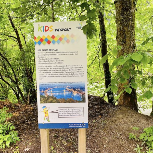 Informationstafel Kinder Breitachklamm