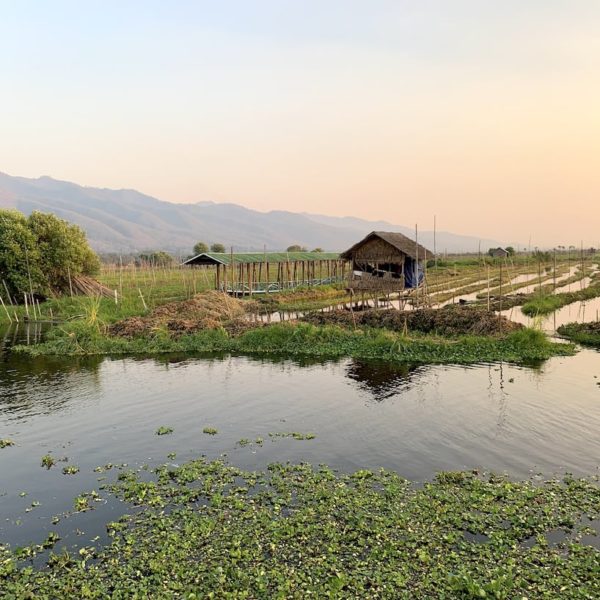 Inle See Brücke Ausblick