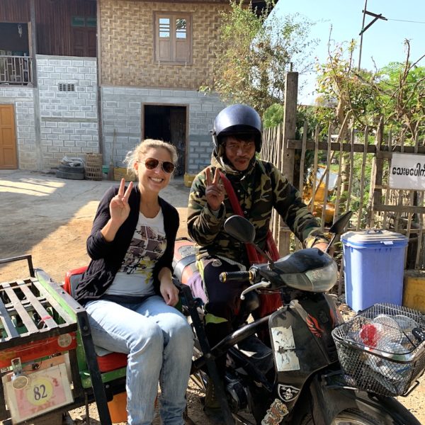 Inle See Fortbewegung Roller Taxi