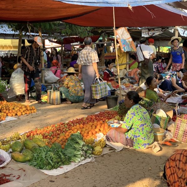 Inle See Markt Obst Gemüse