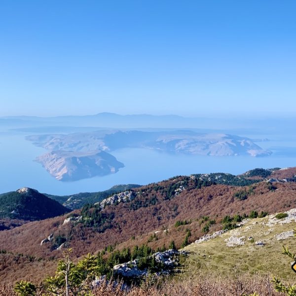 Insel Krk Blick vom Zavižan
