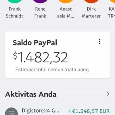 Inside Bali PayPal Überweisung Juni 2020