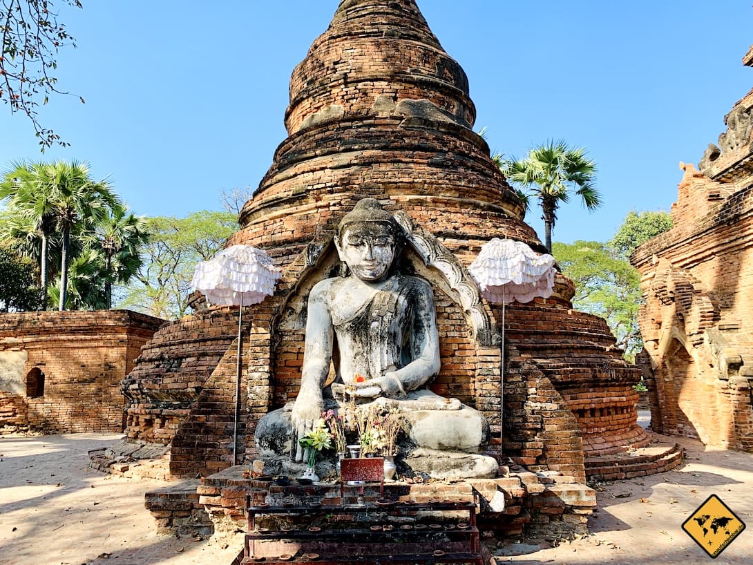 Inwa alte Pagode in Myanmar