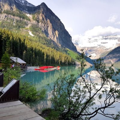 Kanada Lake Louise Kanuverleih