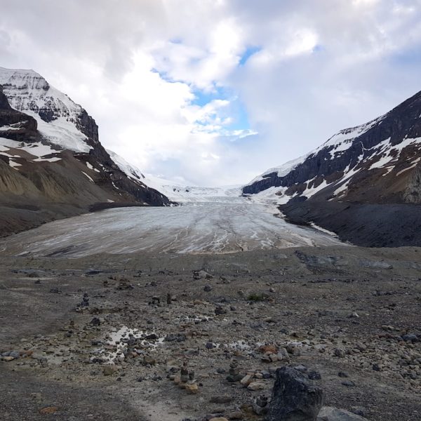 Kanadische Rocky Mountains Athabasca Gletscher