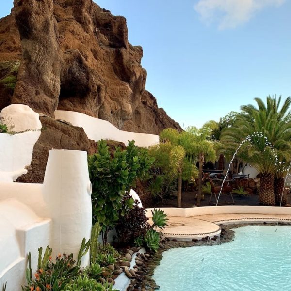 Kanaren Lanzarote LagOmar Museum Außenbereich
