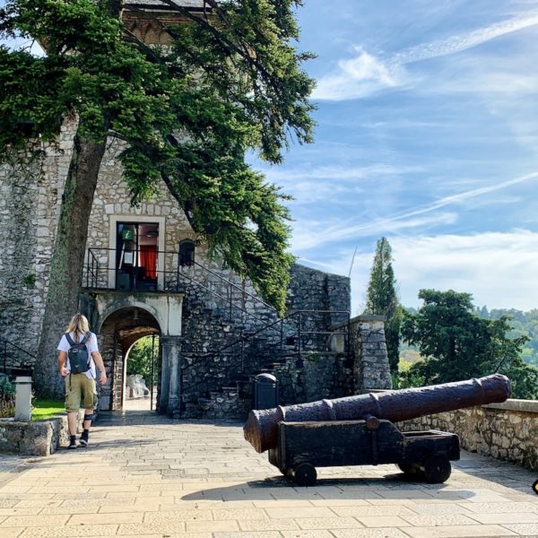 Kanone barrierefreier Weg Trsat Castle