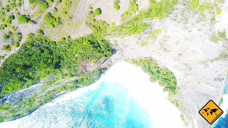 Kelingking Secret Point Bali Steilküste