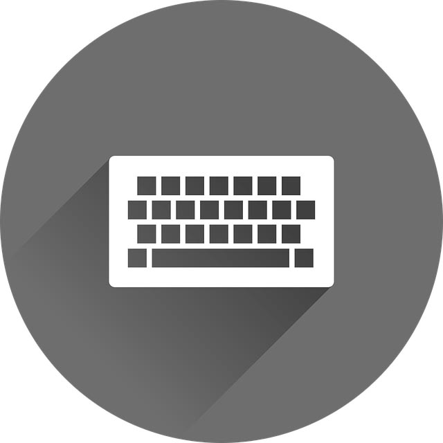 Keyboard Icon rund