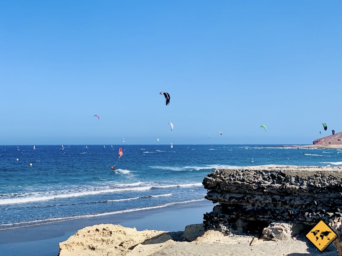 Kitesurfing El Médano Strand